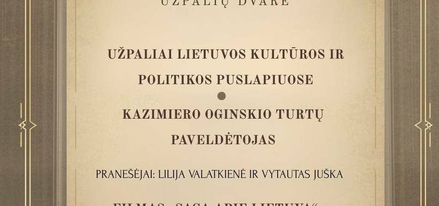 Renginys Mykolui Kleopui Oginskiui