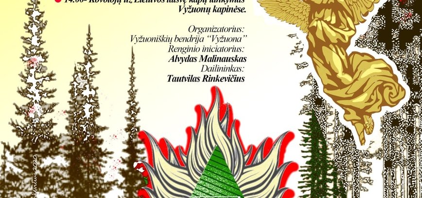 Vyžuonų partizanų pagerbimas