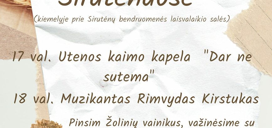 Žolinė Sirutėnuose