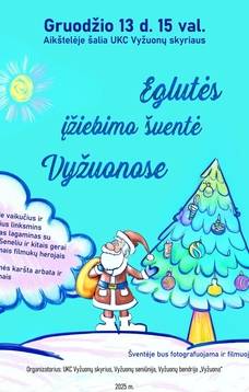 Cérémonie d'illumination du sapin de Noël de Vyžuonos