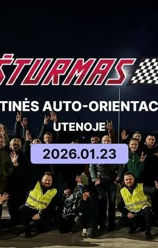 „ŠTURMAS" automobilių orientacinės varžybos Utenoje