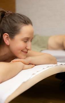 MASAŽAS PORAI+ druskų haloterapija + burbulinės arbatos taurės