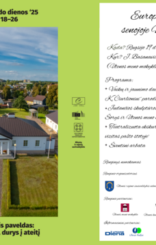 Europos paveldo diena senojoje Utenos pašto stotyje