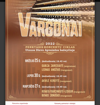 Penktasis koncertų ciklas „Vargonai“