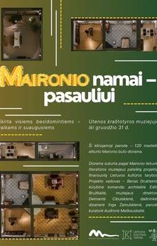 Interaktyvi diorama „Maironio namai – pasauliui“