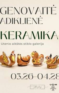 Genovaitės Adiklienės keramikos paroda