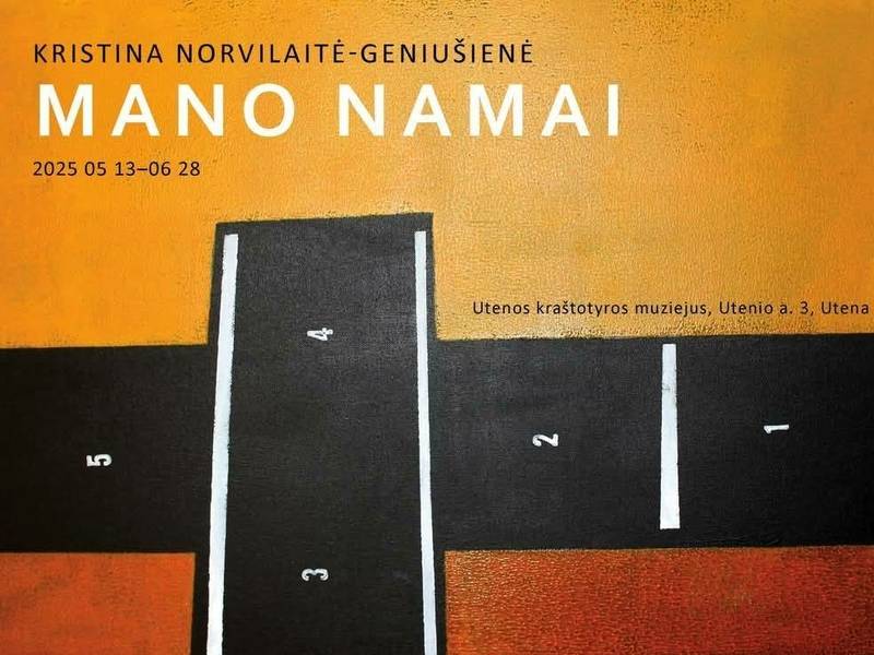 Kristinos Norvilaitės-Geniušienės paroda „MANO NAMAI“