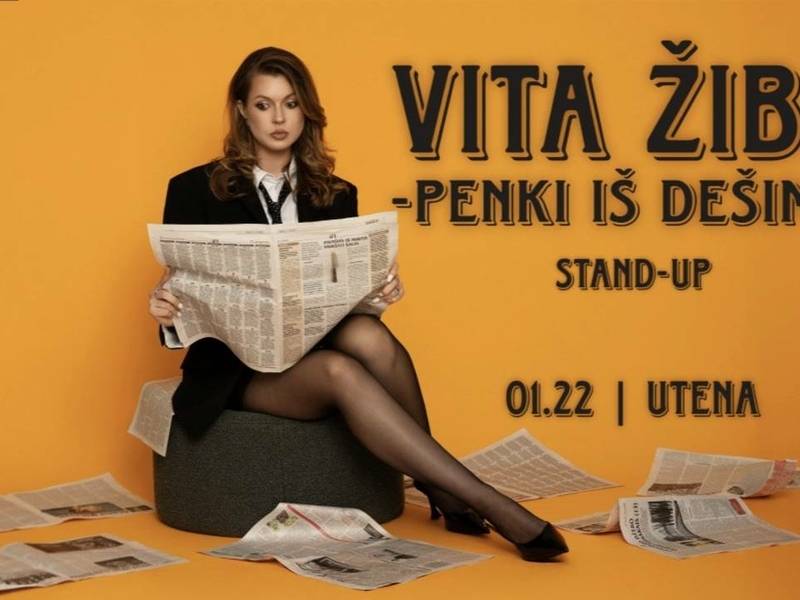 Vita Žiba ar STAND-UP programmu "5 no 10"