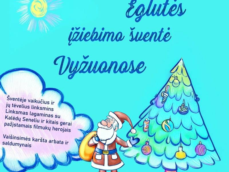 Vyžuonos Christmas tree lighting ceremony