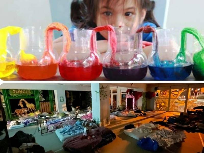 Valentino nakvynė vaikams žaidimų kambaryje