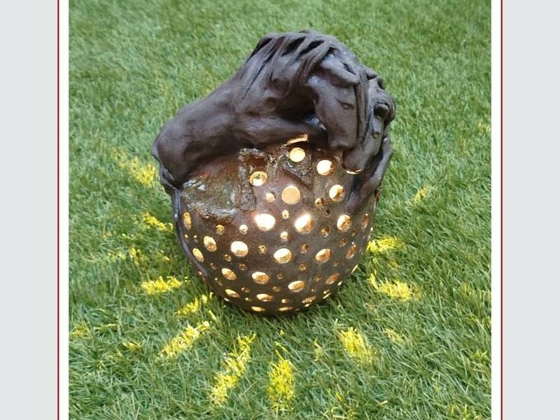 Keramikos darbų paroda - UGNIES PALIESTI ŽIRGAI 