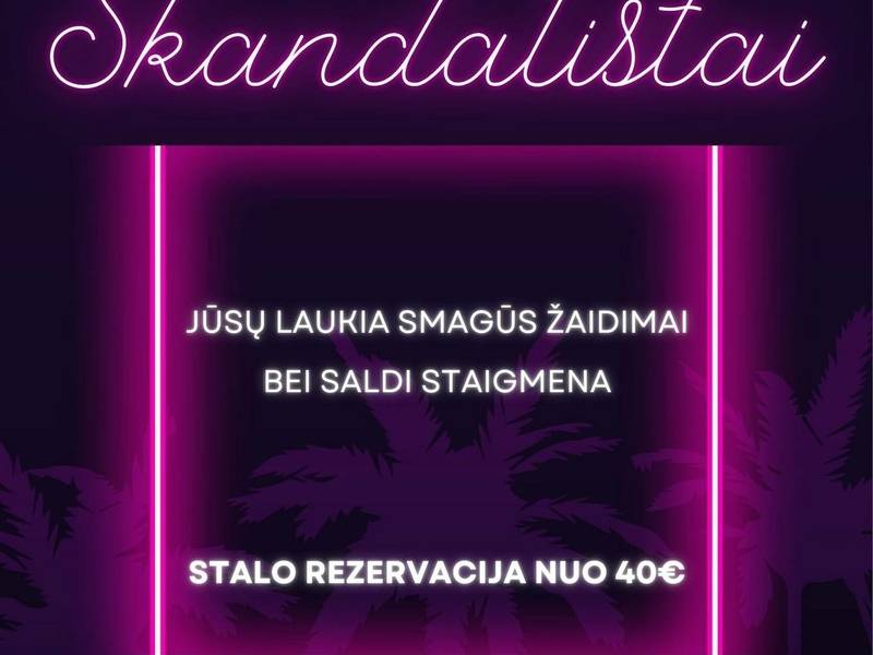 SKANDALISTAI koncertas