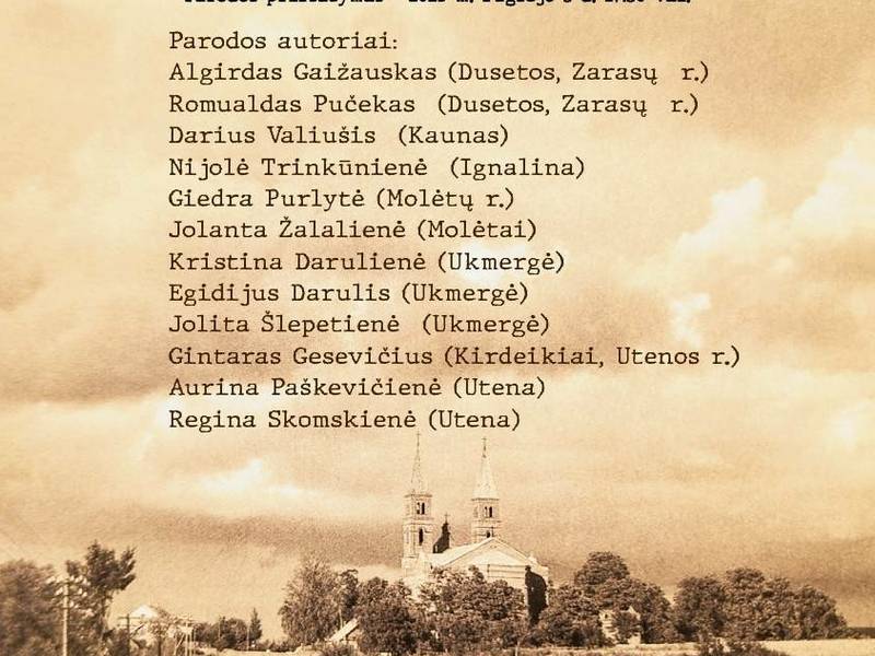 Dailininkų plenero „ART‘U (LELIŪNAI) - 2025“  parodos pristatymas ir susitikimas su autoriais