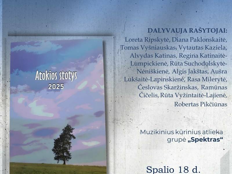 PENKIOLIKTOJO ALMANACHO „Atokios stotys 2025“ SUTIKTUVĖS