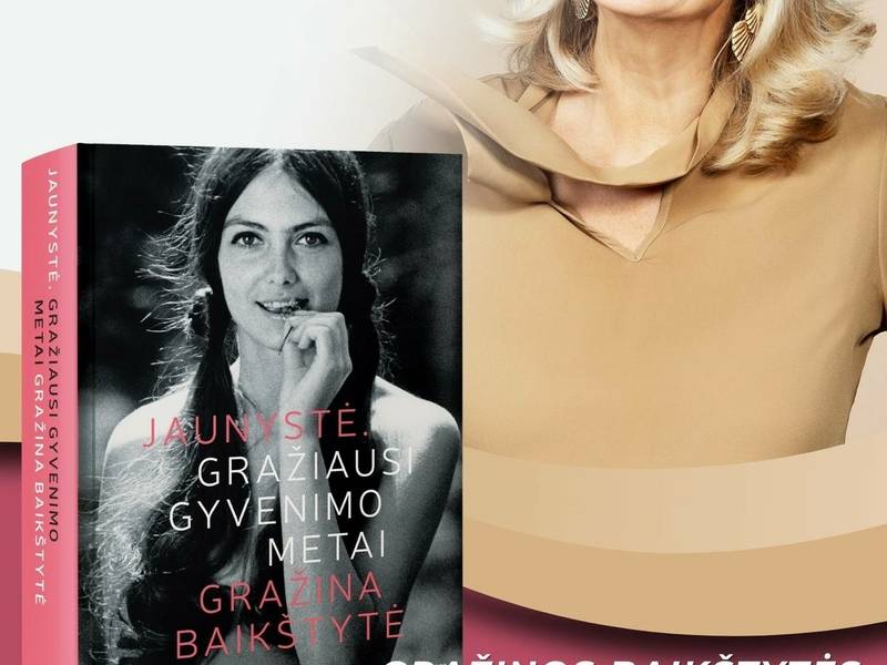  Gražinos Baikštytės knygos „Jaunystė. Gražiausi gyvenimo metai“ pristatymas