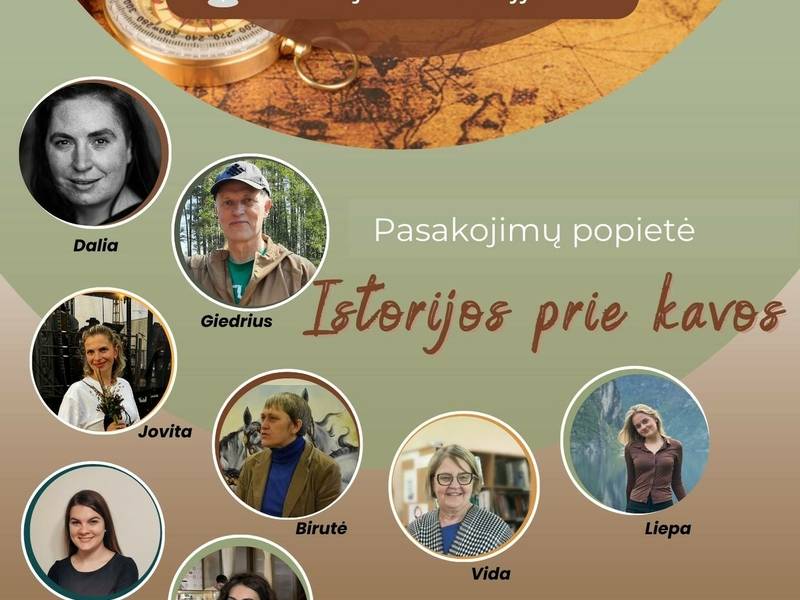 Istorijų pasakojimo vakaras „Istorijos prie kavos“