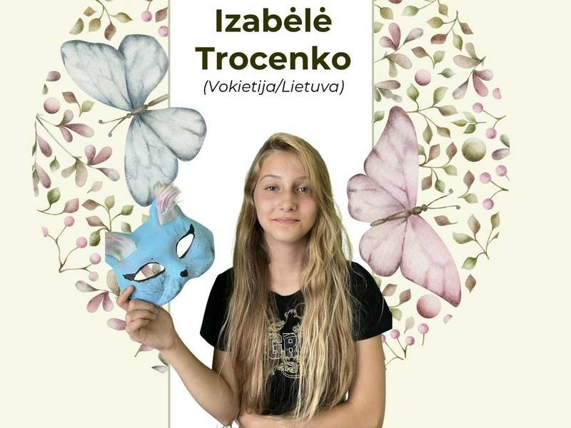 Izabėlės Trocenko (Vokietija/Lietuva) paroda „Kaukės iš Drugelio širdies“
