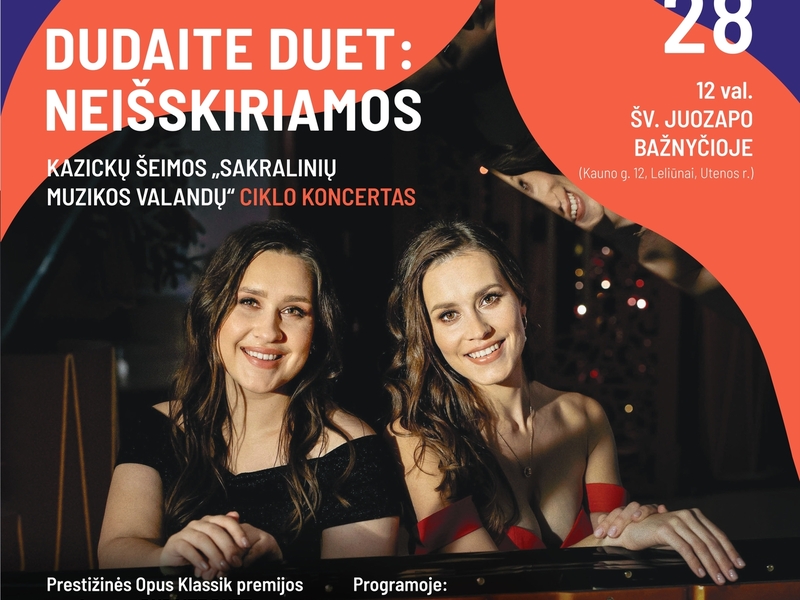 Kristupo festivalis 2022. Kazickų šeimos „Sakralinių muzikos valandų“ ciklo koncertas