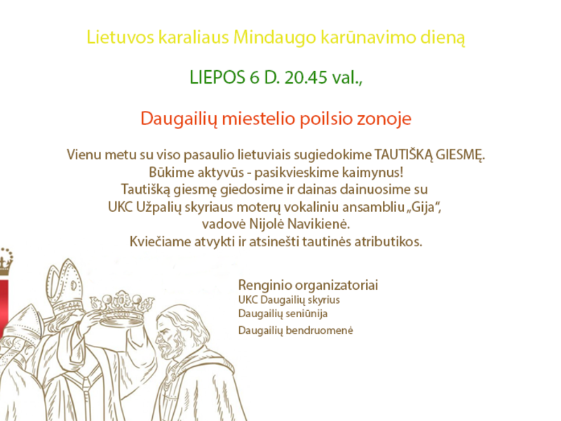 Valstybės dienos renginiai Daugailiuose