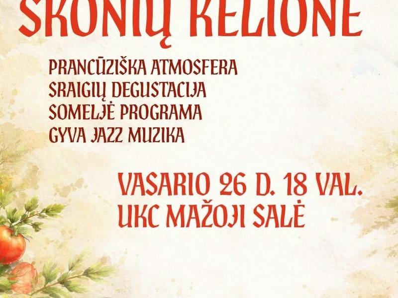 Muzikos ir skonių kelionė #1