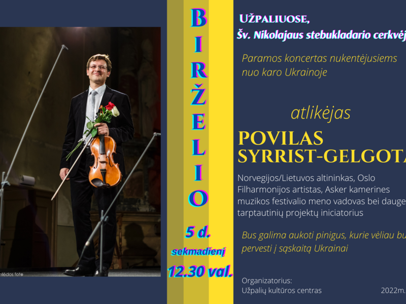 Paramos koncertas Ukrainai