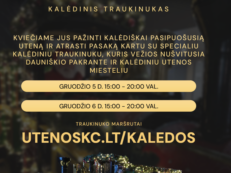 Kalėdinis traukinukas