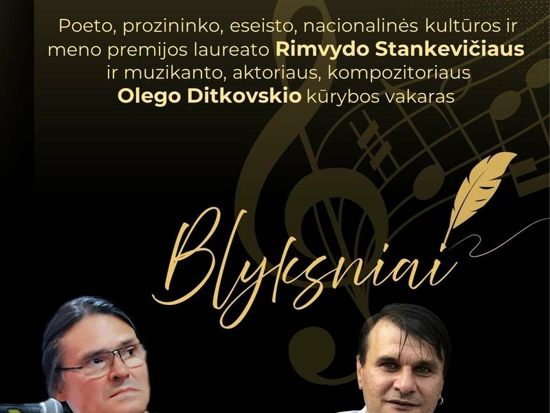 Kūrybos vakaras „Blyksniai“