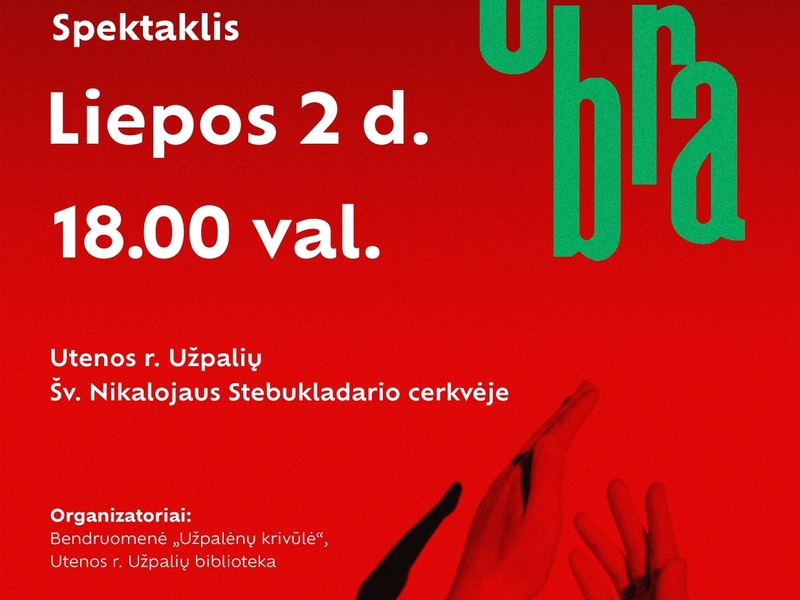 Rankų šešėlių teatro „Budrugana Lietuva“ spektaklis „Umbra“