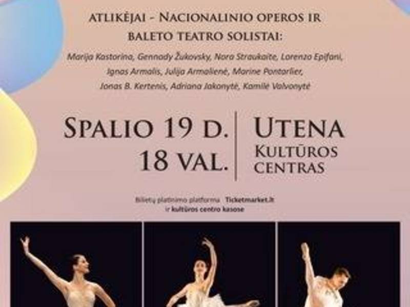  Baleto koncertas visai šeimai „ŽVAIGŽDĖS“