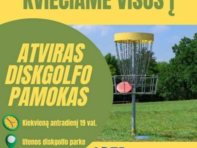 Diskgolfo pamokos