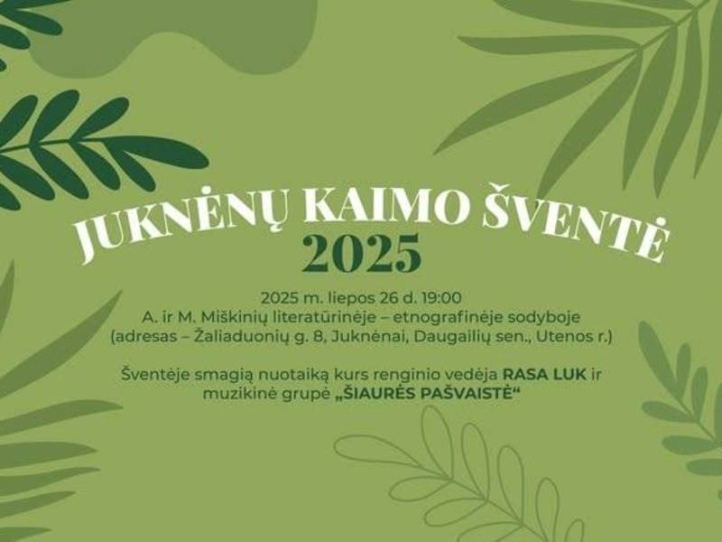 Juknėnų kaimo šventė 2025