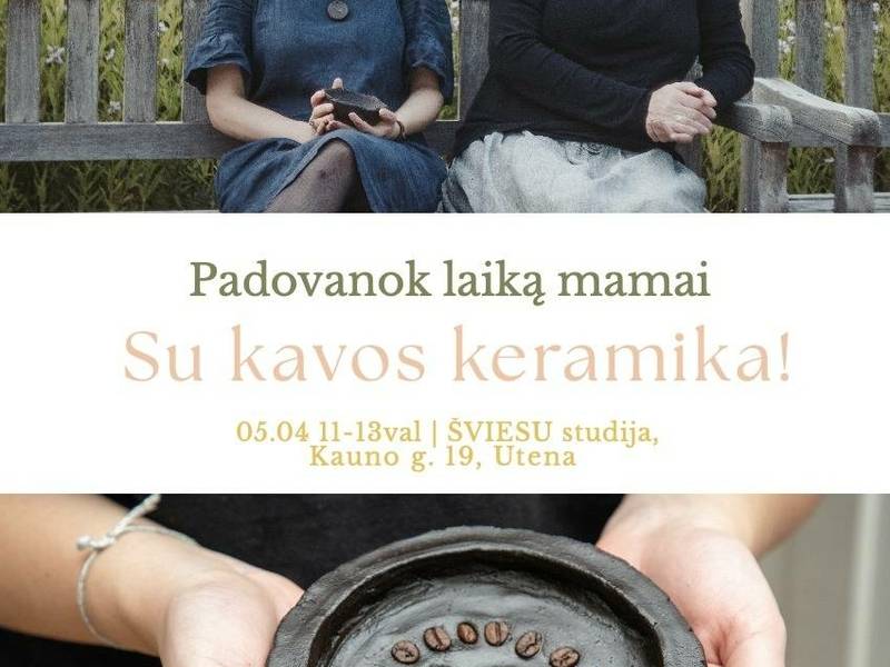 Padovanok laiką mamai su kavos keramika!