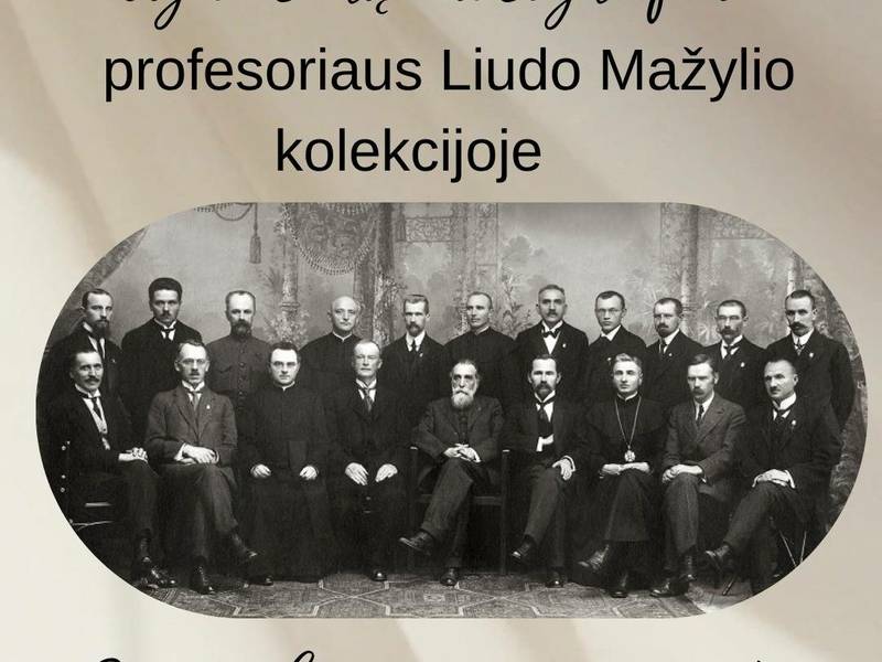 Susitikimas su parodos "Vasario 16-osios signatarų autografai profesoriaus Liudo Mažylio kolekcijoje" autoriumi