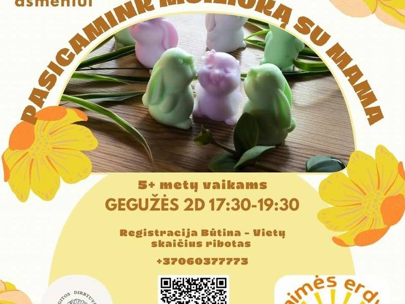 Pasigamink muiliuką su Mama