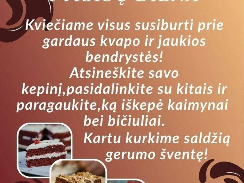 Pyragų diena Saldutiškyje