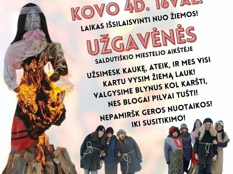 Užgavėnės Saldutiškyje