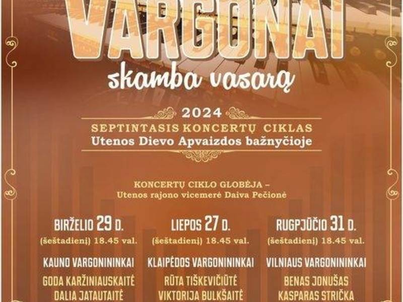 Vargonai skamba vasarą