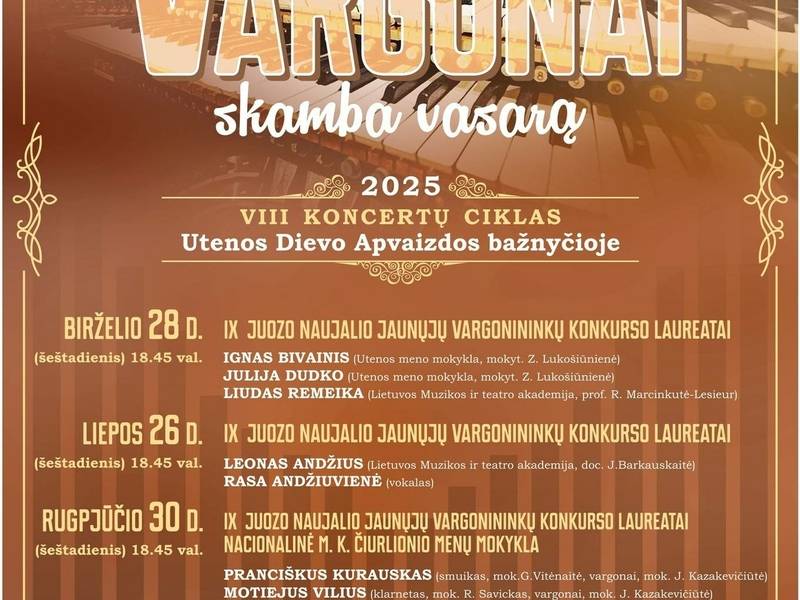 Vargonai skamba vasarą