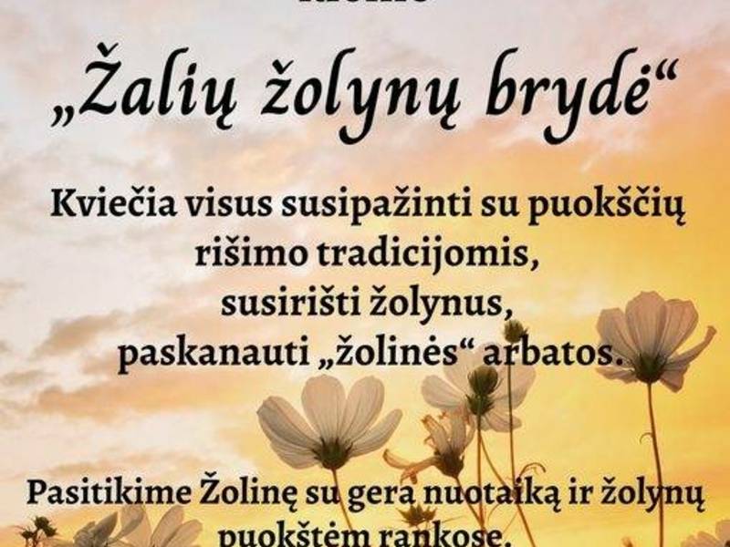 Renginys Leliūnuose "Žolių žolynų brydė"