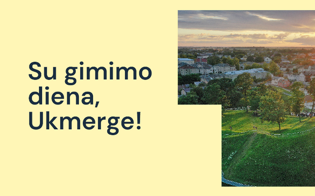 Sveikiname Ukmergę!